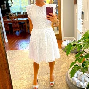 Beautiful white eyelet dress by GAP